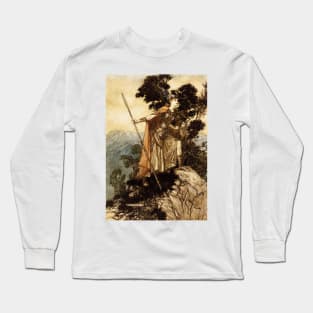 Brunnhilde, Arthur Rackham Long Sleeve T-Shirt